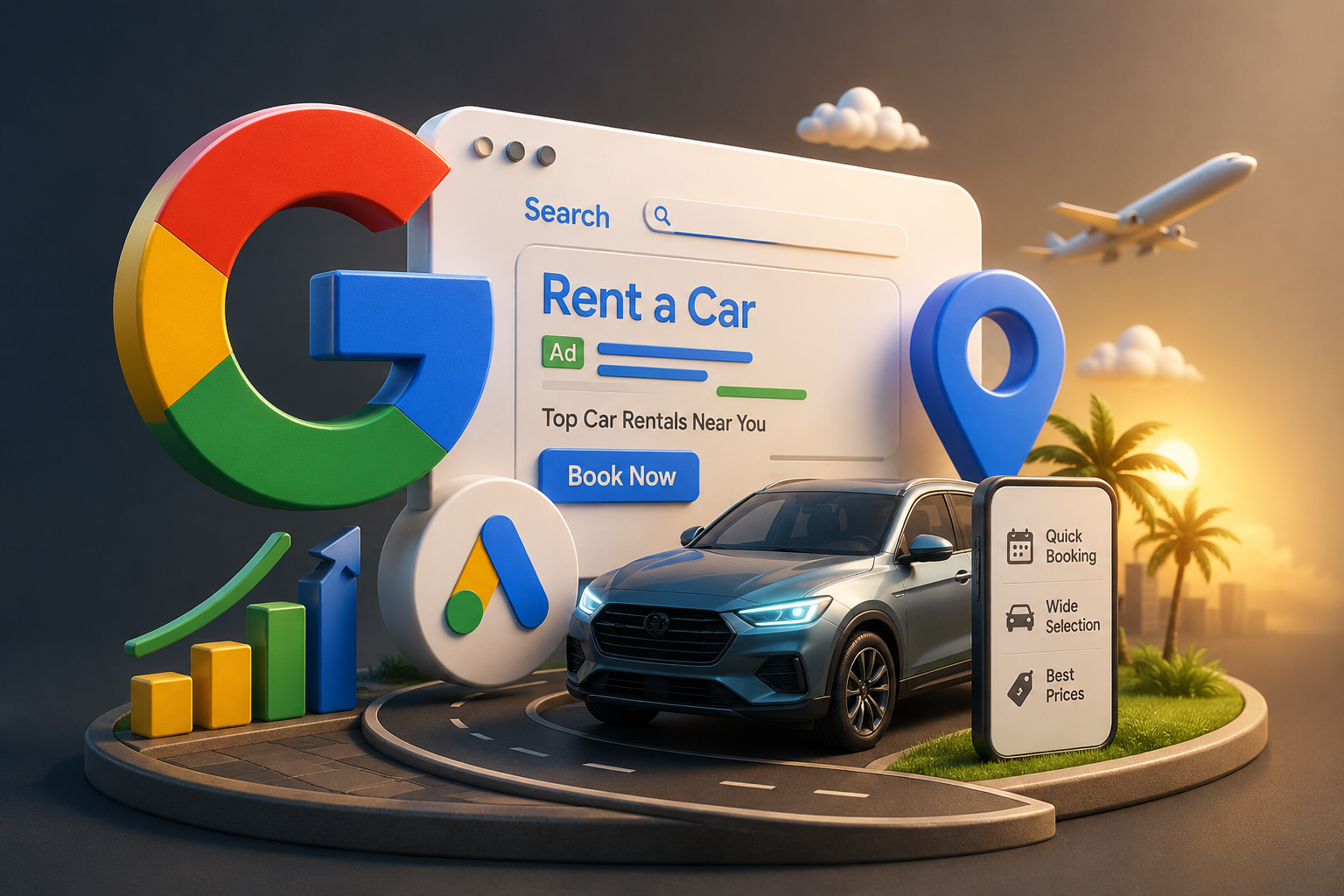 Google Ads for Car Rental Businesses