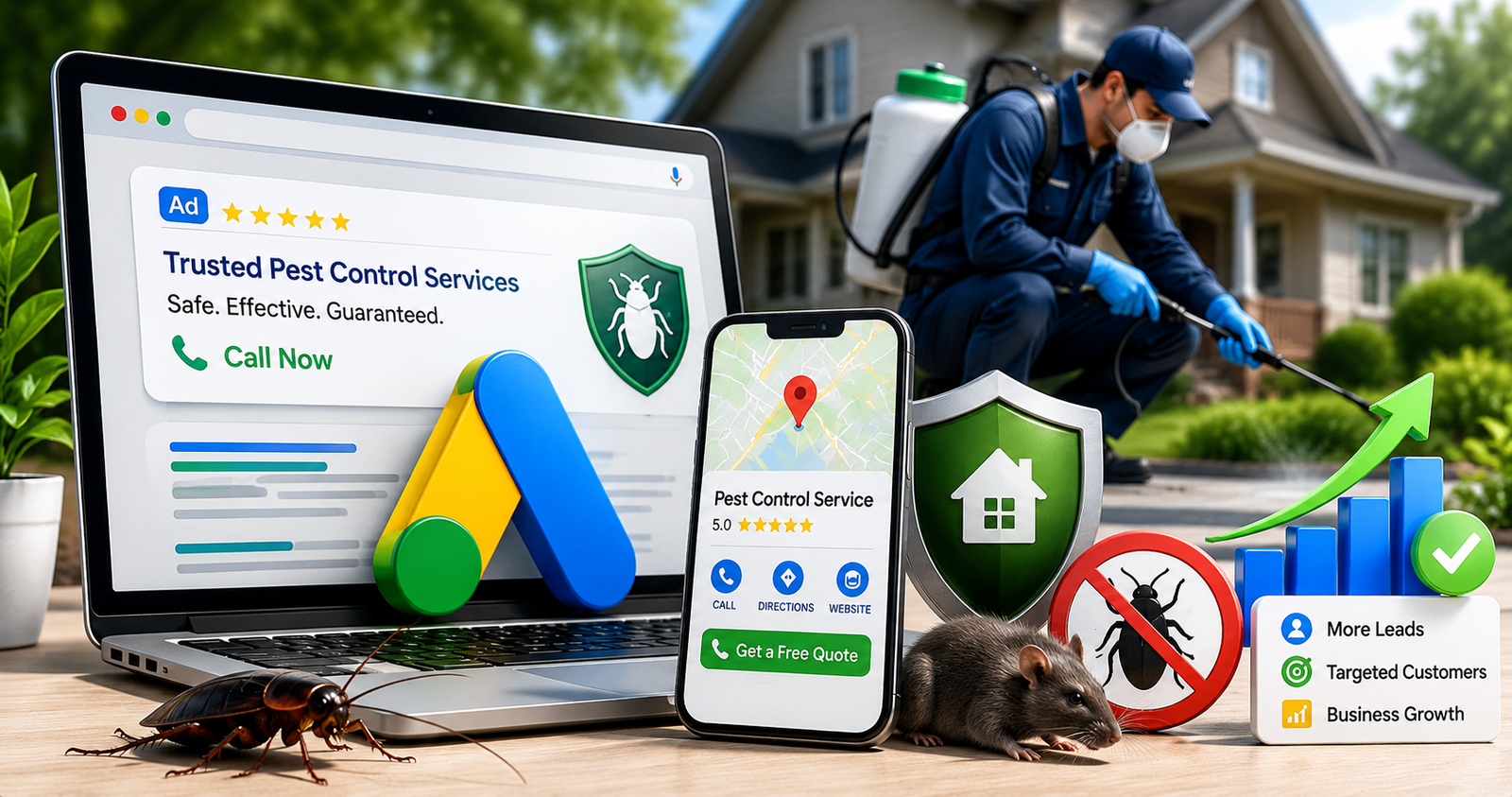Google Ads for Pest Control