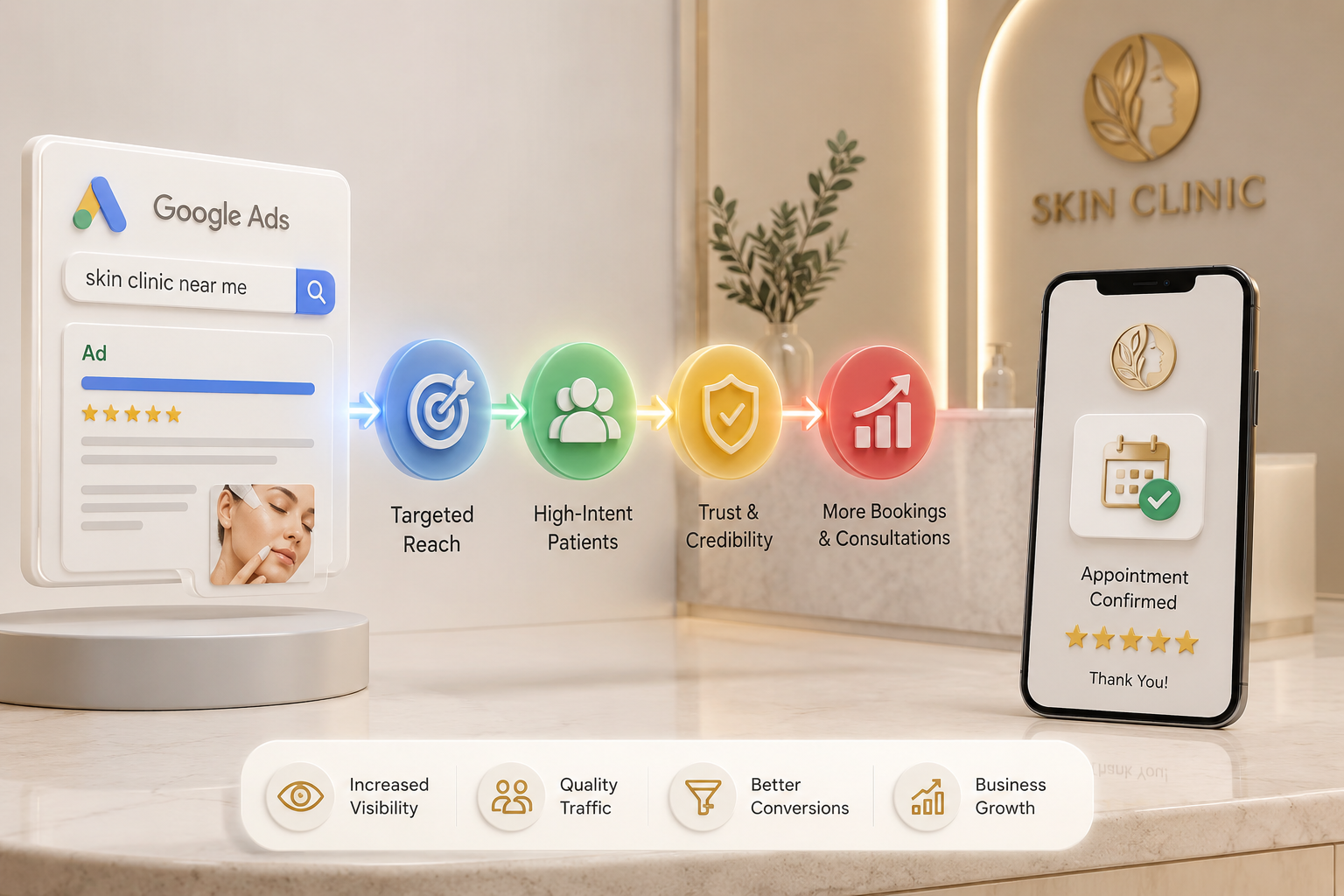 Google Ads Strategy for Skin Clinics