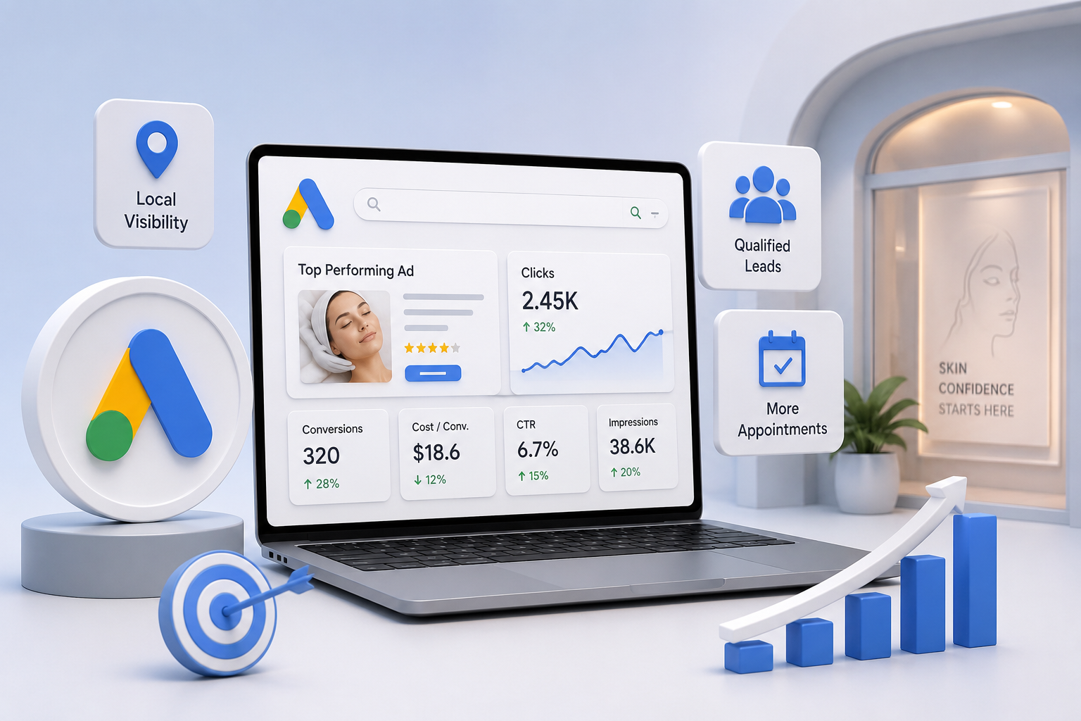 The journey to attracting high-value patients begins with a well-planned Google Ads Strategy for Skin Clinics. Success isn't about generating the most clicks—it's about attracting the right patients who are actively seeking premium skin treatments. By understanding your ideal audience, targeting high-intent keywords, creating compelling ad copy, and providing a seamless landing page experience, you can build trust and increase consultation bookings. A strategic, data-driven approach helps your clinic maximize advertising ROI, strengthen its online presence, and achieve sustainable long-term growth.